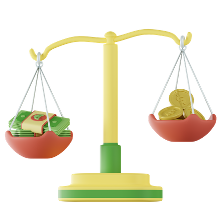 Money Scale  3D Icon