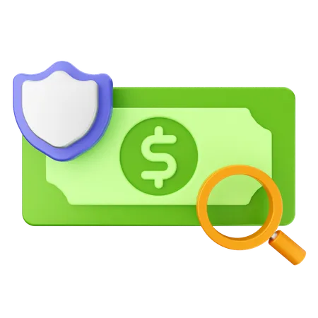 Money Secure  3D Icon