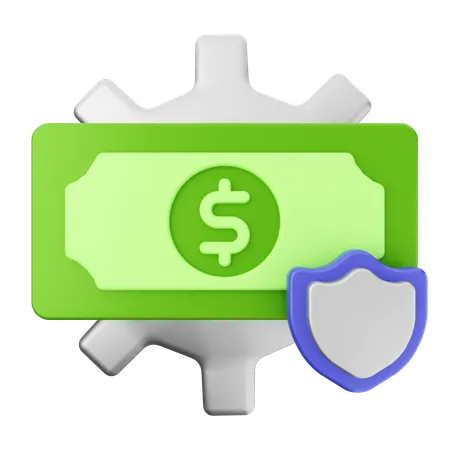 Money Secure  3D Icon