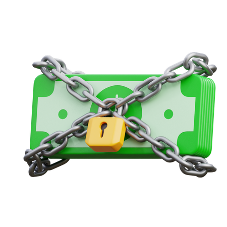 Money Secure  3D Icon