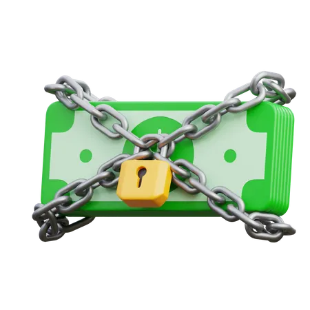 Money Secure  3D Icon