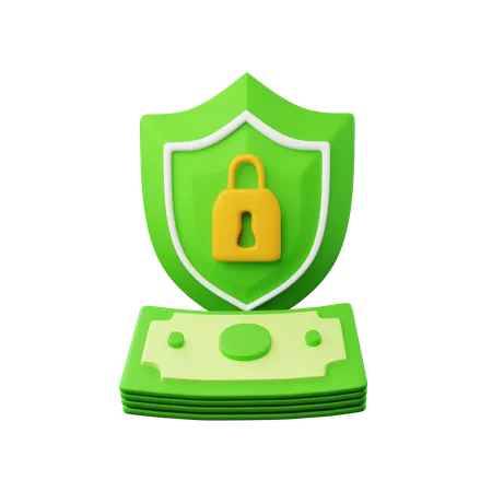 Money Security  3D Icon
