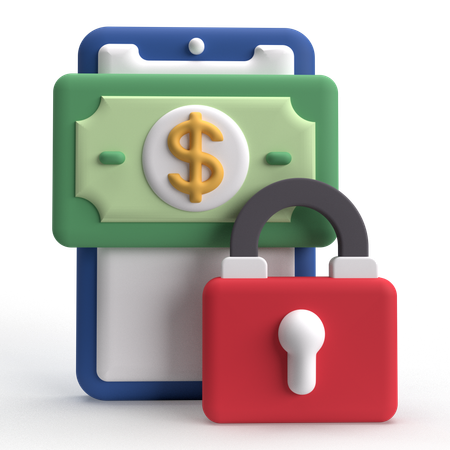Money Security  3D Icon