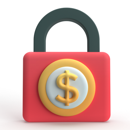 Money Security  3D Icon