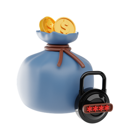 Money Security  3D Icon