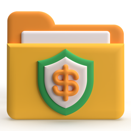 Money Security  3D Icon