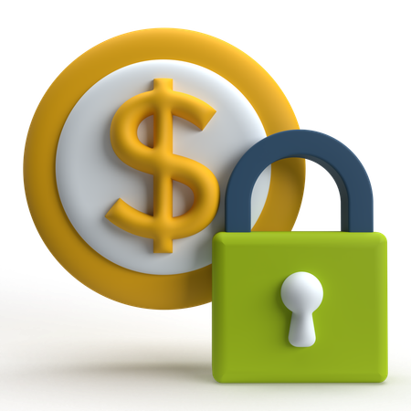 Money Security  3D Icon