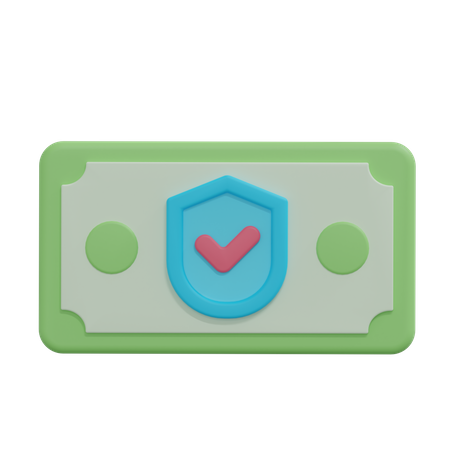 Money Security  3D Icon