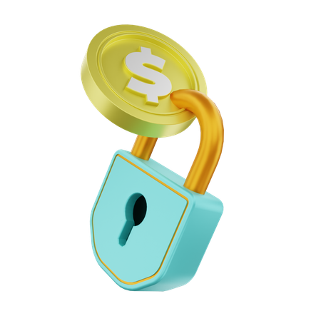 Money Security  3D Icon