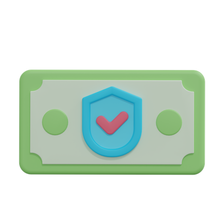 Money Security  3D Icon