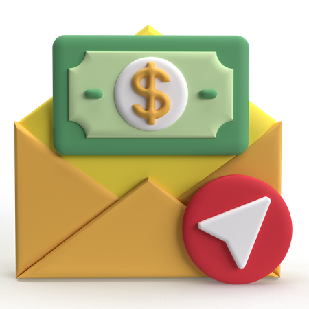 Money Send  3D Icon