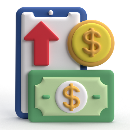 Money Send  3D Icon