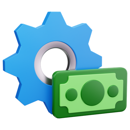Money Settings  3D Icon