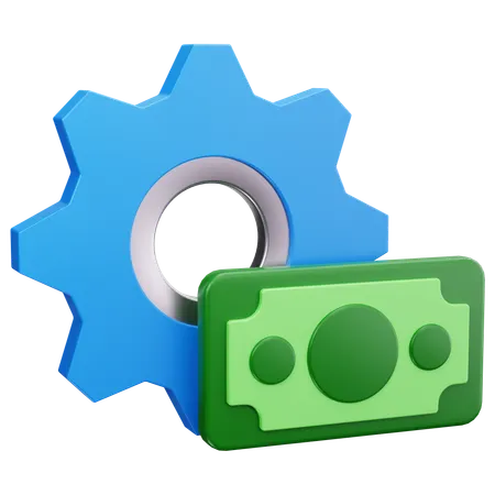 Money Settings  3D Icon