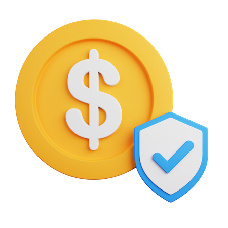 Money Shield  3D Icon