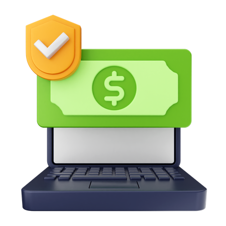 Money Shield  3D Icon