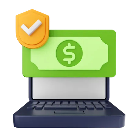 Money Shield  3D Icon