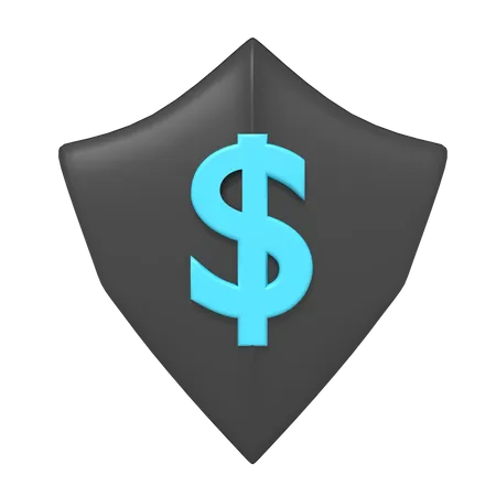 Money Shield  3D Icon