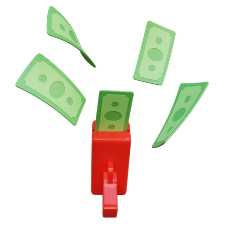 Money shooter  3D Icon