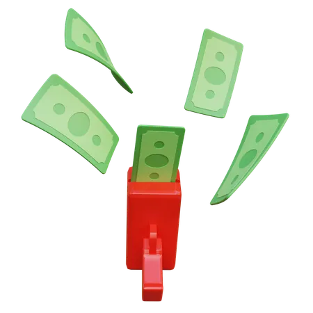 Money shooter  3D Icon