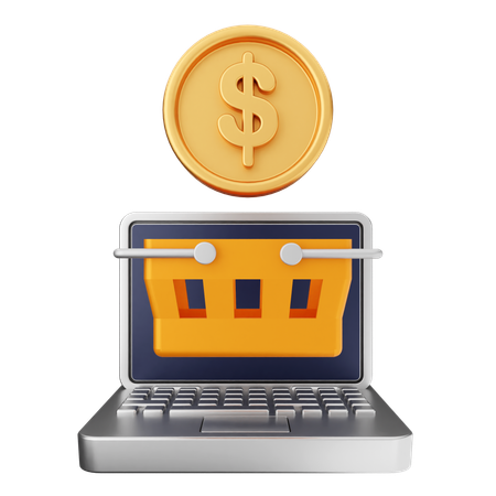 Money Shopping  3D Icon