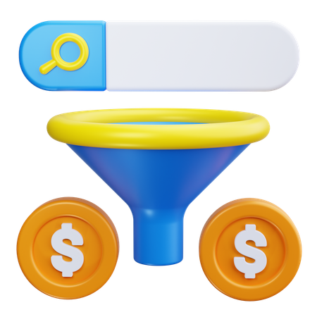 Money Sorting  3D Icon