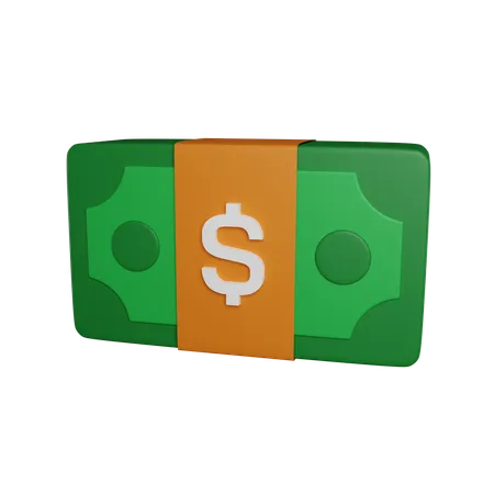 Money Stack 3 D Icon 3D Icon