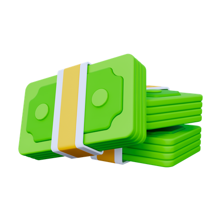 Money Stack  3D Icon