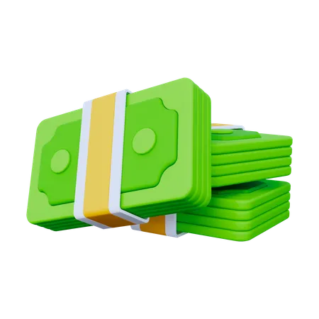 Money Stack  3D Icon