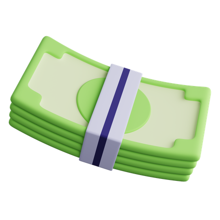 Money Stack  3D Icon