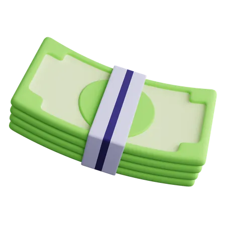 Money Stack  3D Icon