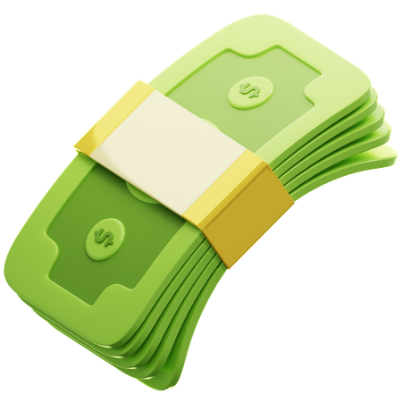 Money Stack  3D Icon