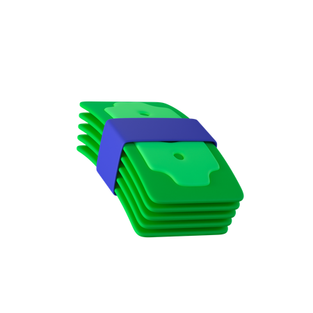 Money Stack  3D Icon