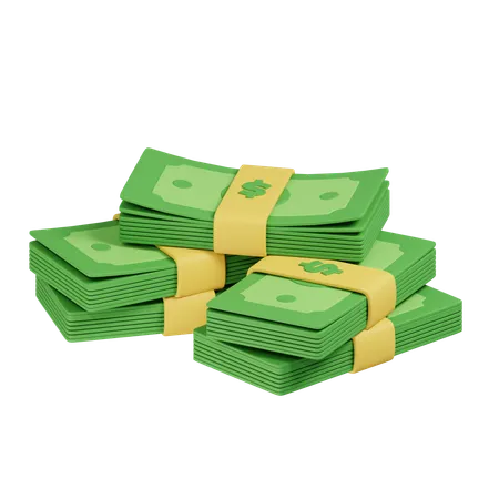 Money Stack  3D Icon