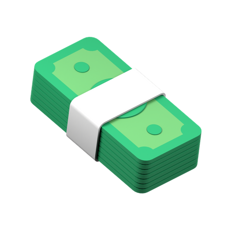 Money Stack  3D Icon