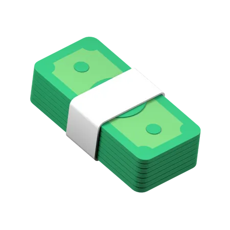 Money Stack  3D Icon