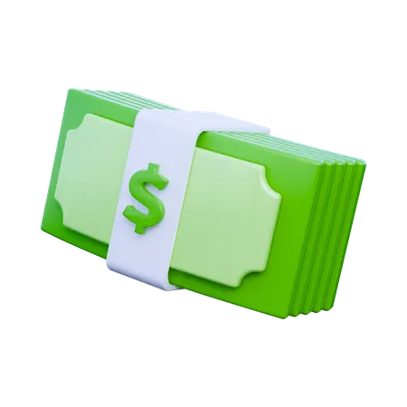 Money Stack  3D Icon