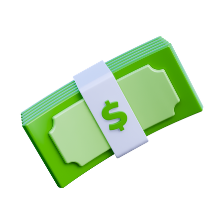 Money Stack  3D Icon