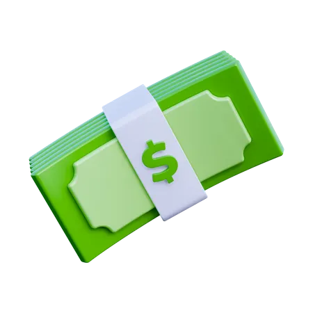 Money Stack  3D Icon