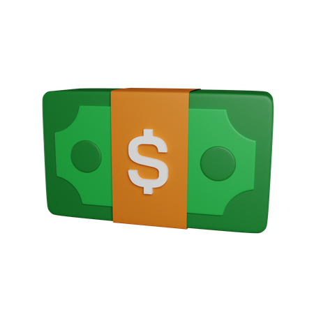 Money Stack  3D Icon