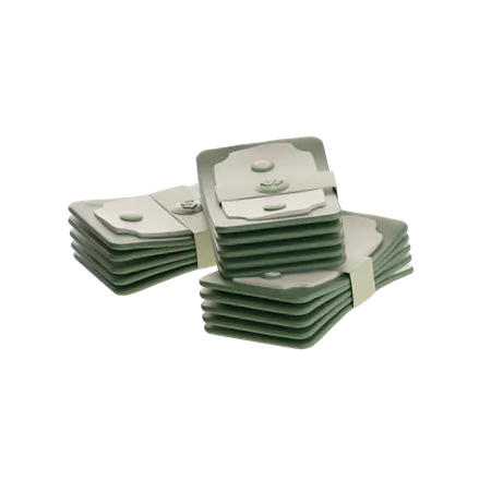 Money Stack  3D Icon