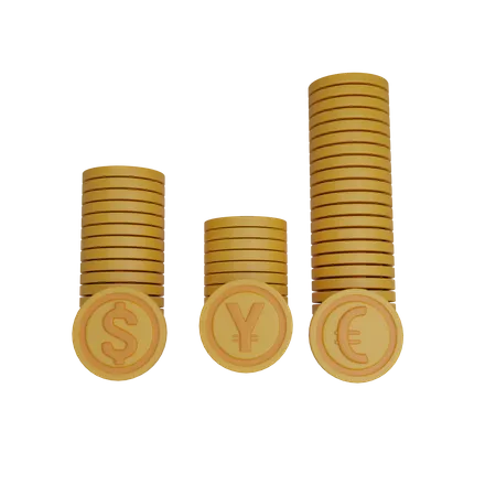 Money Stack  3D Icon