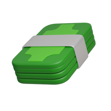 Money Stack  3D Icon