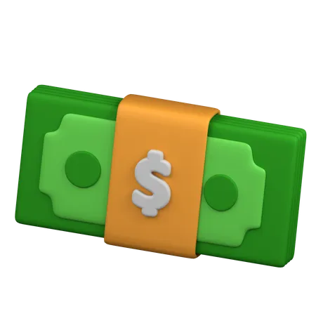 Money stack  3D Icon