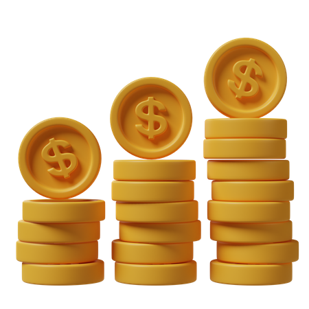 Money Stack  3D Icon