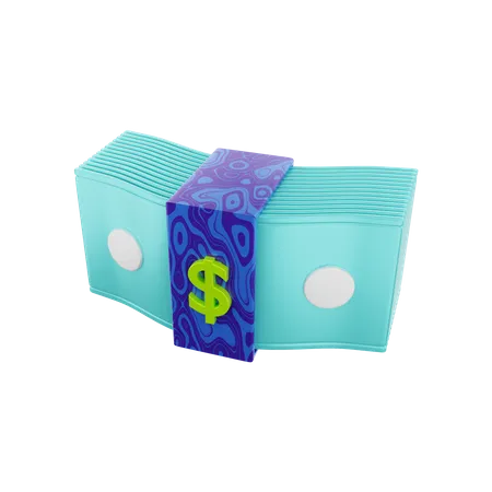 Money Stack  3D Illustration