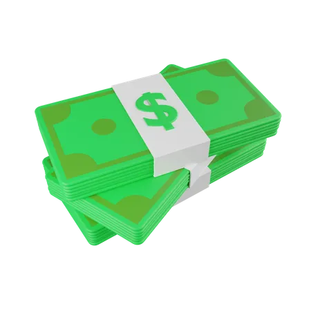 Money Stack  3D Illustration