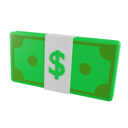 Money Stack  3D Illustration