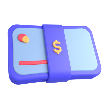 Money Stack  3D Illustration