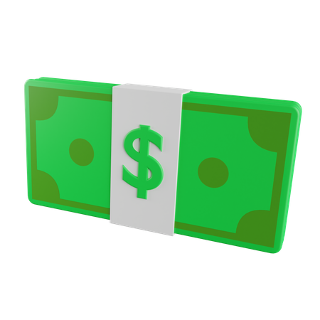 Money Stack 3D Illustration